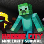 Horror City Minecraft Survive — browser game