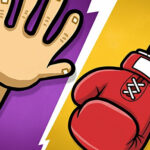 Two Player Red Hands Game — browser game
